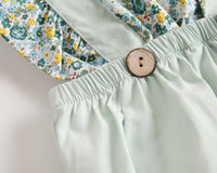 Load image into Gallery viewer, Baby Kid Girls Flower Print Rompers Wholesale 22032279
