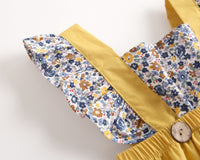 Load image into Gallery viewer, Baby Kid Girls Flower Print Rompers Wholesale 22032279
