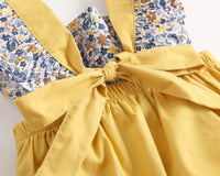 Load image into Gallery viewer, Baby Kid Girls Flower Print Rompers Wholesale 22032279
