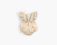 Load image into Gallery viewer, Baby Kid Girls Flower Print Rompers Wholesale 22032279
