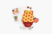 Load image into Gallery viewer, 2 Pieces Set Baby Kid Girls Fruit Print Tank Tops And Solid Color Shorts Wholesale 356611930
