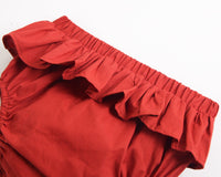 Load image into Gallery viewer, 2 Pieces Set Baby Kid Girls Fruit Print Tank Tops And Solid Color Shorts Wholesale 356611930
