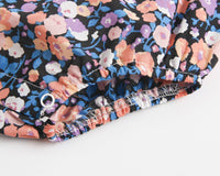 Load image into Gallery viewer, Baby Kid Girls Flower Print Rompers Bow Headwear Wholesale 22032296
