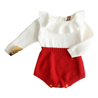 Load image into Gallery viewer, Baby Kid Unisex Color-blocking Crochet Rompers Wholesale 22032308
