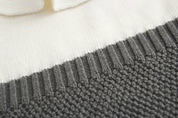 Load image into Gallery viewer, Baby Kid Unisex Color-blocking Crochet Rompers Wholesale 22032308
