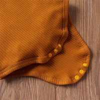 Load image into Gallery viewer, 2 Pieces Set Baby Unisex Solid Color Muslin&amp;Ribbed Rompers And Shorts Wholesale 220323233
