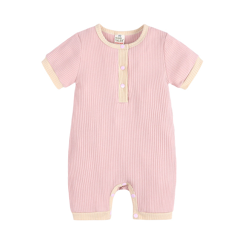 Baby Unisex Muslin&Ribbed Jumpsuits Wholesale 220323278