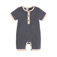 Load image into Gallery viewer, Baby Unisex Muslin&amp;Ribbed Jumpsuits Wholesale 220323278
