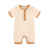 Load image into Gallery viewer, Baby Unisex Muslin&amp;Ribbed Jumpsuits Wholesale 220323278
