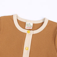 Load image into Gallery viewer, Baby Unisex Muslin&amp;Ribbed Jumpsuits Wholesale 220323278
