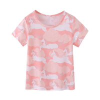 Load image into Gallery viewer, Baby Kid Girls Cartoon Print T-Shirts Wholesale 220323291
