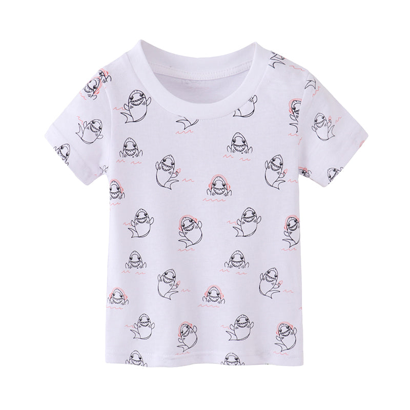 Baby Kid Boys Animals Print T-Shirts Wholesale 220323301