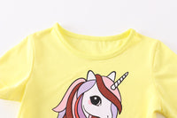 Load image into Gallery viewer, Baby Kid Girls Unicorn Print Dresses Wholesale 220323305
