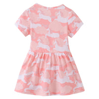 Load image into Gallery viewer, Baby Kid Girls Cartoon Unicorn Print Dresses Wholesale 220323329
