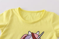Load image into Gallery viewer, Baby Kid Unisex Unicorn Print T-Shirts Wholesale 220323362
