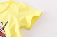 Load image into Gallery viewer, Baby Kid Unisex Unicorn Print T-Shirts Wholesale 220323362
