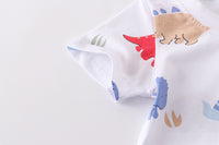 Load image into Gallery viewer, Baby Kid Unisex Dinosaur Print T-Shirts Wholesale 220323364
