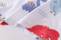 Load image into Gallery viewer, Baby Kid Unisex Dinosaur Print T-Shirts Wholesale 220323364
