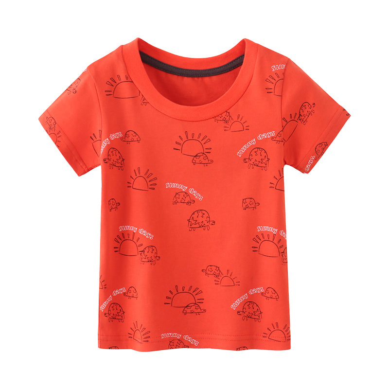 Baby Kid Unisex Letters Cartoon Print T-Shirts Wholesale 220323365