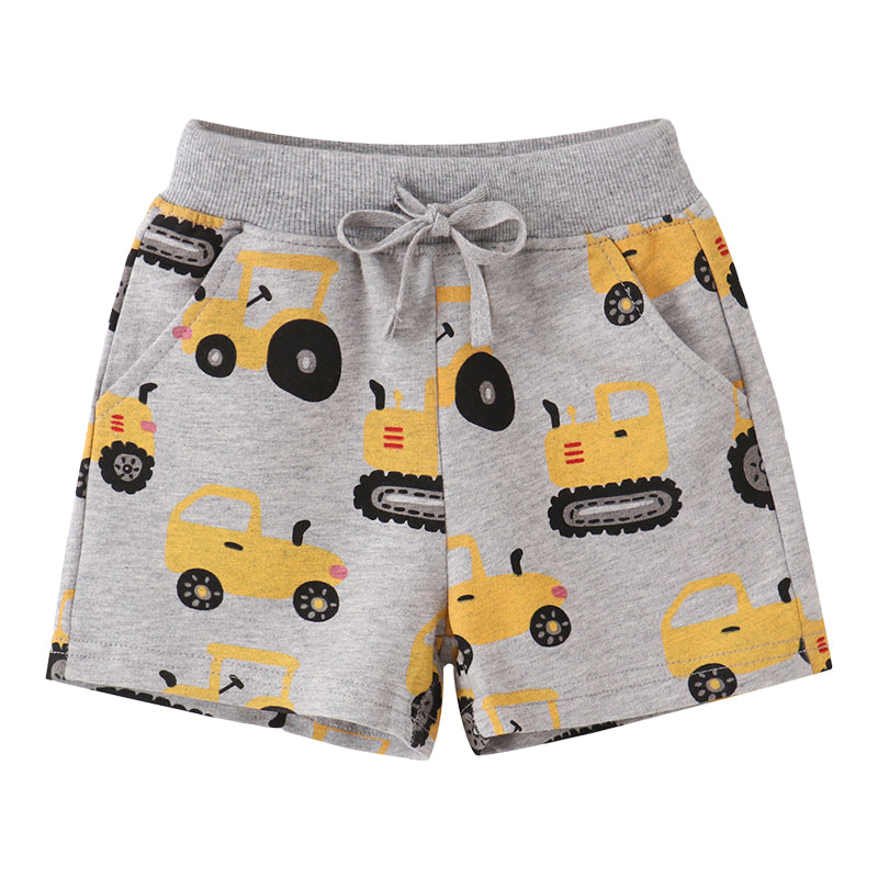 Baby Kid Boys Car Print Shorts Wholesale 220323375