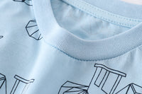 Load image into Gallery viewer, Baby Kid Boys Letters Cartoon Print T-Shirts Wholesale 220323383
