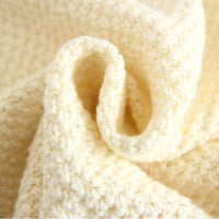 Load image into Gallery viewer, 2 Pieces Set Baby Unisex Solid Color Crochet Cardigan And Shorts Wholesale 22032345
