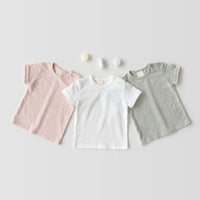 Load image into Gallery viewer, Baby Kid Unisex Solid Color T-Shirts Wholesale 22032355
