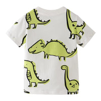 Load image into Gallery viewer, Baby Kid Unisex Dinosaur Animals Print T-Shirts Wholesale 22032360
