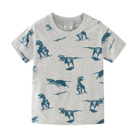 Load image into Gallery viewer, Baby Kid Boys Dinosaur Cartoon Print T-Shirts Wholesale 22032384
