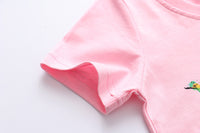 Load image into Gallery viewer, Baby Kid Girls Dinosaur Cartoon Print T-Shirts Wholesale 22032393
