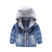 Load image into Gallery viewer, Kid Boys Solid Color Jackets&amp;Outwears Wholesale 22032801

