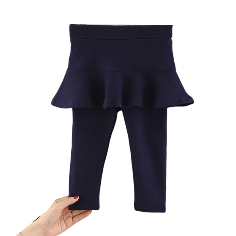 Baby Kid Girls Solid Color Pants Wholesale 22032802