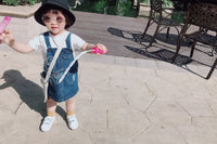 Load image into Gallery viewer, Baby Kid Girls Solid Color Dresses Wholesale 22032812
