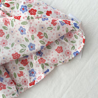 Load image into Gallery viewer, Baby Kid Girls Flower Print Tops Wholesale 220328120
