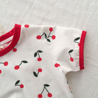 Load image into Gallery viewer, Baby Kid Girls Fruit Cartoon Print T-Shirts Wholesale 220328132
