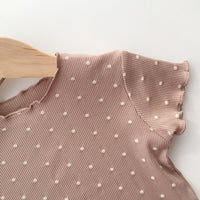 Load image into Gallery viewer, 2 Pieces Set Baby Kid Girls Polka dots Print T-Shirts And Pants Wholesale 220328138
