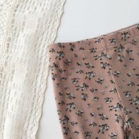 Load image into Gallery viewer, 2 Pieces Set Baby Kid Girls Flower Print Tops And Pants Wholesale 220328149
