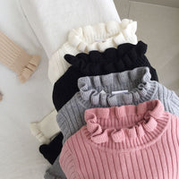 Load image into Gallery viewer, Baby Kid Girls Solid Color Crochet Sweaters Wholesale 220328160
