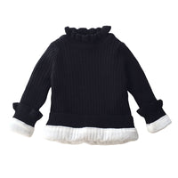 Load image into Gallery viewer, Baby Kid Girls Solid Color Crochet Sweaters Wholesale 220328164
