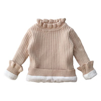 Load image into Gallery viewer, Baby Kid Girls Solid Color Crochet Sweaters Wholesale 220328164
