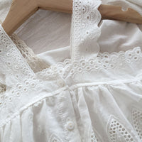 Load image into Gallery viewer, Baby Kid Girls Solid Color Lace Tank Tops Wholesale 220328169
