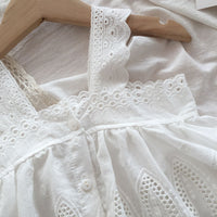 Load image into Gallery viewer, Baby Kid Girls Solid Color Lace Tank Tops Wholesale 220328169
