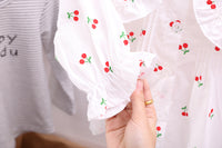 Load image into Gallery viewer, Baby Kid Girls Fruit Blouses Wholesale 22032821
