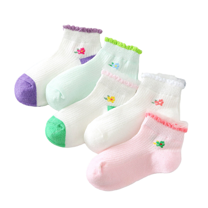 Girls Flower Lace Print Accessories Socks Wholesale 220328222