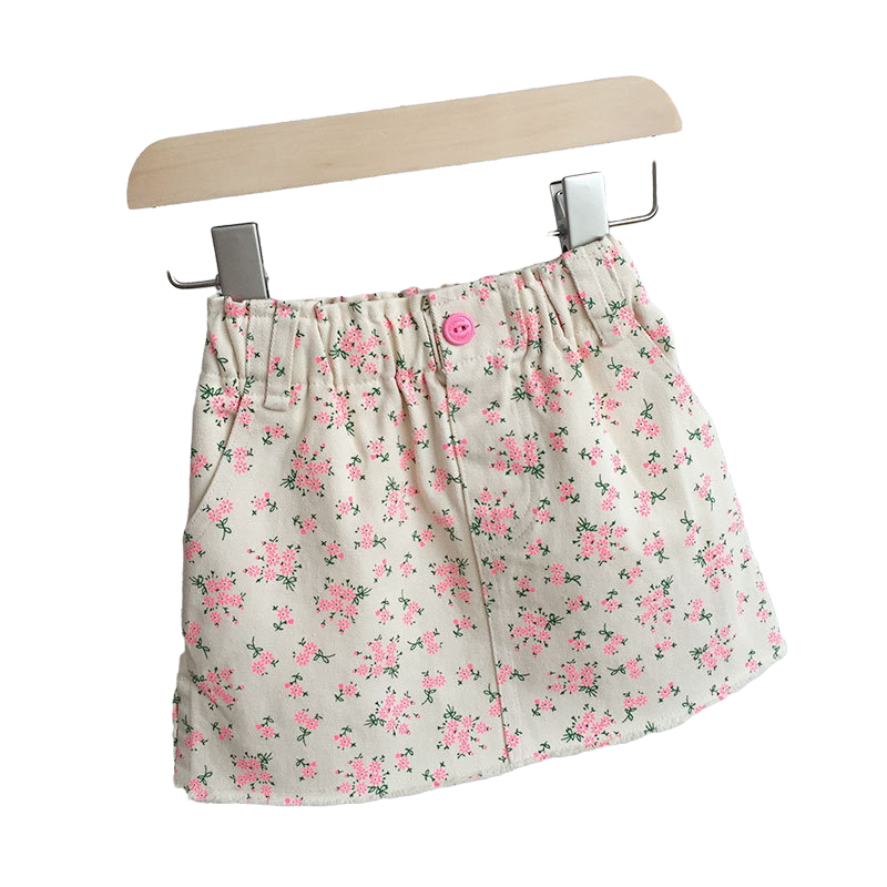 Baby Kid Girls Flower Print Skirts Wholesale 220328291