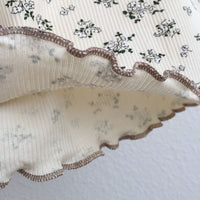 Load image into Gallery viewer, 2 Pieces Set Baby Kid Girls Flower Muslin&amp;Ribbed Print T-Shirts And Pants Wholesale 220328324
