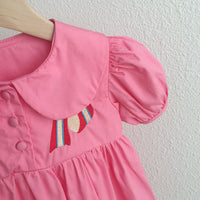 Load image into Gallery viewer, Baby Kid Girls Bow Embroidered Dresses Wholesale 220328336
