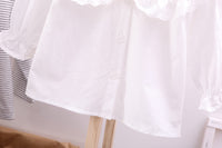 Load image into Gallery viewer, Baby Kid Girls Solid Color Blouses Wholesale 22032834
