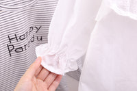 Load image into Gallery viewer, Baby Kid Girls Solid Color Blouses Wholesale 22032834
