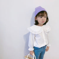 Load image into Gallery viewer, Baby Kid Girls Solid Color Blouses Wholesale 22032834
